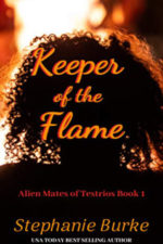 Cover - Keeper of the Flame (Alien Mates of Testrios Book 1)